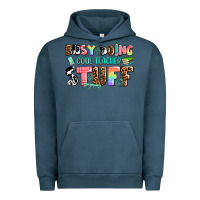 Pigment Midnight Navy busy doing cool teacher stuff Urban Hoodie - AdoDesignShop
