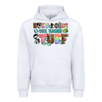 White busy doing cool teacher stuff Urban Hoodie - AdoDesignShop