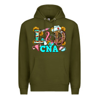 Army Green labor and delivery cna Premium Hoodie - JahusDesignShop