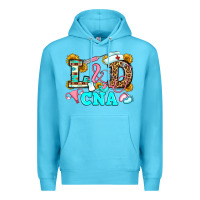 Ocean Blue labor and delivery cna Premium Hoodie - JahusDesignShop