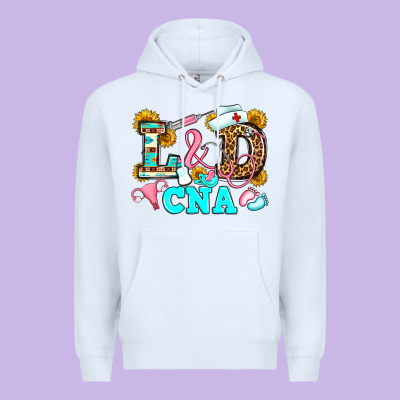 Labor And Delivery Cna Premium Hoodie Designed By Jahusdesignshop