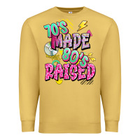 Antique Gold 70s made 80s raised Premium Sweatshirt - texasbilliewilder