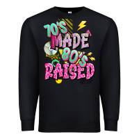 Black 70s made 80s raised Premium Sweatshirt - texasbilliewilder