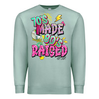 Seafoam 70s made 80s raised Premium Sweatshirt - texasbilliewilder