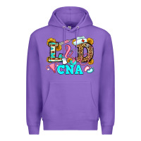 Purple labor and delivery cna Premium Hoodie - JahusDesignShop