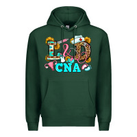 Sports Green labor and delivery cna Premium Hoodie - JahusDesignShop