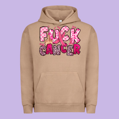 Fuck Cancer Urban Hoodie Designed By Jahusdesignshop