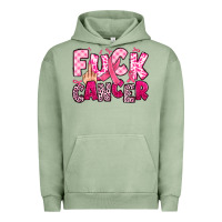 Pigment Oil Green fuck cancer Urban Hoodie - JahusDesignShop