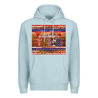 Blue Mist 4th of July sparkler tribe Premium Hoodie - HRA Design Shop