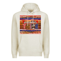 Oatmeal Heather 4th of July sparkler tribe Premium Hoodie - HRA Design Shop