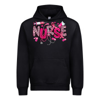 Black breast cancer nurse Urban Hoodie - JahusDesignShop