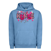 Pigment Pebble Blue breast cancer nurse Urban Hoodie - JahusDesignShop