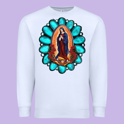 Premium Sweatshirt Gemstone Lady Of Guadalupe