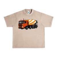French Oak cement truck Urban Heavy Tee - Artiststas