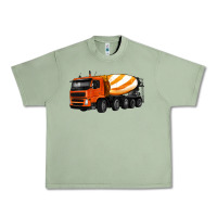 Oil Green cement truck Urban Heavy Tee - Artiststas