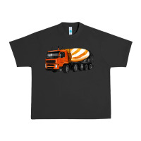 Pigment Black cement truck Urban Heavy Tee - Artiststas