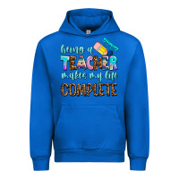 Cobalt being a teacher makes my life complate Urban Hoodie - AdoDesignShop