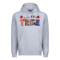 Heather Grey sparkler tribe Premium Hoodie - HRA Design Shop