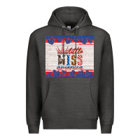 Charcoal Heather 4th of july little miss America Premium Hoodie - HRA Design Shop