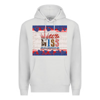 Dove Grey 4th of july little miss America Premium Hoodie - HRA Design Shop