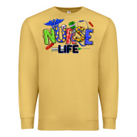 Antique Gold autism nurse life Premium Sweatshirt - texasbilliewilder