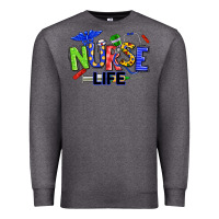 Charcoal Heather autism nurse life Premium Sweatshirt - texasbilliewilder