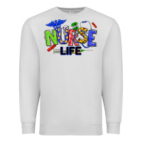 Dove Grey autism nurse life Premium Sweatshirt - texasbilliewilder