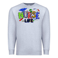 Heather Grey autism nurse life Premium Sweatshirt - texasbilliewilder