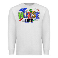 Oatmeal Heather autism nurse life Premium Sweatshirt - texasbilliewilder
