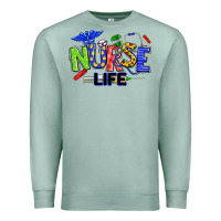 Seafoam autism nurse life Premium Sweatshirt - texasbilliewilder