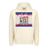 Sandshell 4th of july little miss America Premium Hoodie - HRA Design Shop