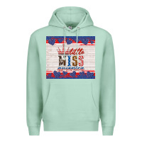 Seafoam 4th of july little miss America Premium Hoodie - HRA Design Shop
