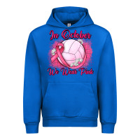 Cobalt in october we wear pink breast cancer valleybal Urban Hoodie - JahusDesignShop