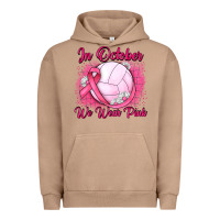 Pigment Burro in october we wear pink breast cancer valleybal Urban Hoodie - JahusDesignShop