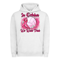 Pigment Lunar Rock in october we wear pink breast cancer valleybal Urban Hoodie - JahusDesignShop