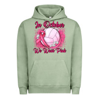 Pigment Oil Green in october we wear pink breast cancer valleybal Urban Hoodie - JahusDesignShop