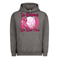 Pigment Tornado in october we wear pink breast cancer valleybal Urban Hoodie - JahusDesignShop