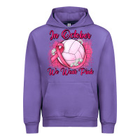 Tulip in october we wear pink breast cancer valleybal Urban Hoodie - JahusDesignShop