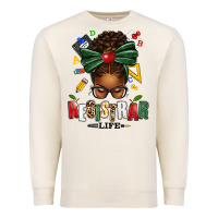 Sandshell registrar life afro messy bun Premium Sweatshirt - texasbilliewilder