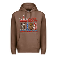 Chestnut little miss america Premium Hoodie - HRA Design Shop