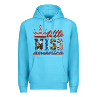 Ocean Blue little miss america Premium Hoodie - HRA Design Shop