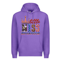 Purple little miss america Premium Hoodie - HRA Design Shop