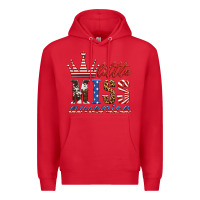 Red little miss america Premium Hoodie - HRA Design Shop