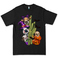 Black halloween cows Premium Tee - LillyAllenDesigns