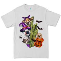 Dove Grey halloween cows Premium Tee - LillyAllenDesigns