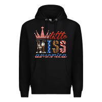 Black little miss america Premium Hoodie - HRA Design Shop