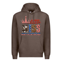 Coffee little miss america Premium Hoodie - HRA Design Shop