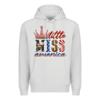 Dove Grey little miss america Premium Hoodie - HRA Design Shop