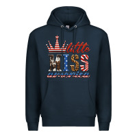 Navy little miss america Premium Hoodie - HRA Design Shop