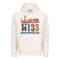 Pale Pink little miss america Premium Hoodie - HRA Design Shop